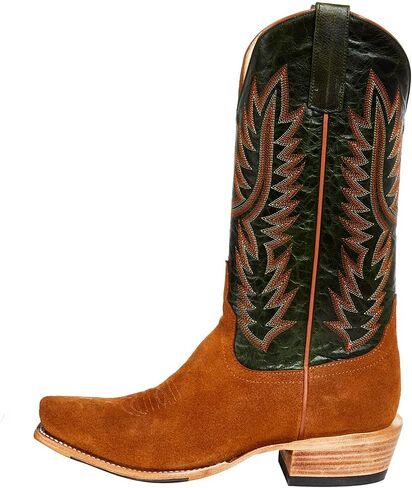 Horsepower HP9500 Men's Top Hand Camel Suede Rough Out 13' Emerald Top Cutter Toe Boot Tan 11.5 D in Saudi Arabia