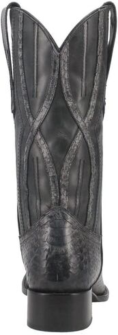 حذاء Dingo الرجالي Ace High Snake Print Western Boot بمقدمة مستديرة - Di 848 -Blk in Saudi Arabia