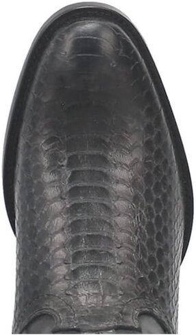 حذاء Dingo الرجالي Ace High Snake Print Western Boot بمقدمة مستديرة - Di 848 -Blk in Saudi Arabia