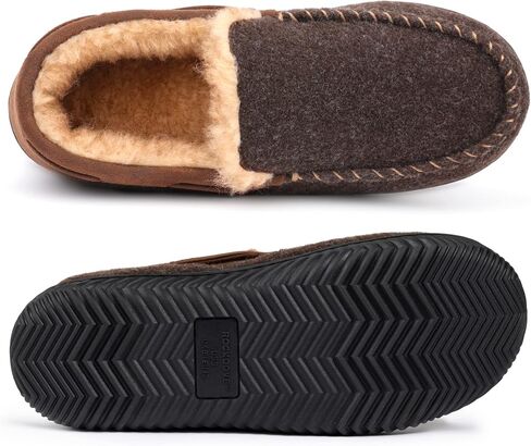 RockDove Men's Hearthfire Memory Foam Moc Slipper in Saudi Arabia