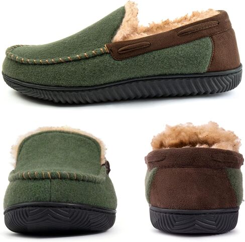 RockDove Men's Hearthfire Memory Foam Moc Slipper in Saudi Arabia