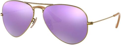 نظارة شمسية افياتور كلاسيكية RB3025 من راي بان, ذهبي, M in Kuwait