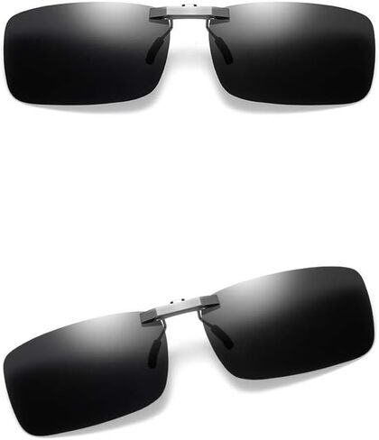 مشبك مستقطب على النظارات الشمسية للرجال والنساء، مشابك للنظارات غير قابلة للطي للاستخدام في الهواء الطلق/القيادة in Kuwait