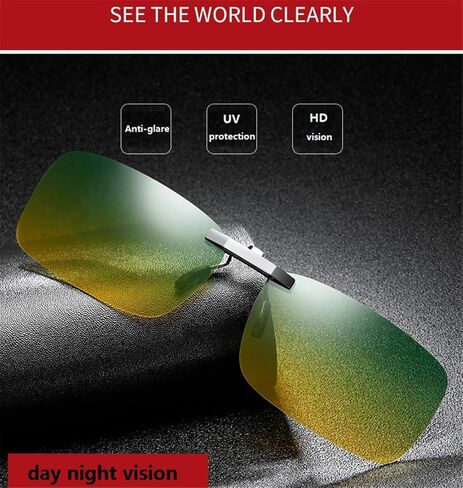 مشبك مستقطب على النظارات الشمسية للرجال والنساء، مشابك للنظارات غير قابلة للطي للاستخدام في الهواء الطلق/القيادة in Kuwait