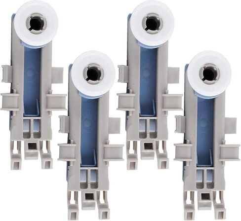 W11157084 8561996 Dishwasher Rack Wheels (4-Pack) by PartsBroz - Compatible Kenmore Maytag Whirlpool - Replaces AP6285708 WP8561996 - Two Adjustable Positions, High / Low - Upper Dishrack Part in Saudi Arabia