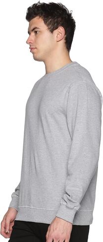 Sweatshirt for Men’s 100% Cotton Crewneck Long Sleeve Heavyweight Regular Fit Pullover Warm Plain Top in Saudi Arabia