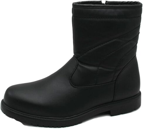 SkaDoo Mens Dressy Comfortable Classic Fur-Lined Insultated Waterproof Boots All Weather in Saudi Arabia