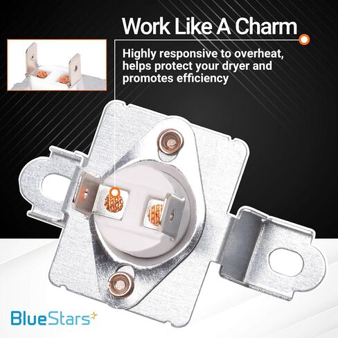 DC96-00887A Dryer Assembly Bracket Thermostat Replacement part by BlueStars – Exact Fit For Samsung & Kenmore Dryers - Replaces DC96-00887C PS4276292 AP5966894 2074129 WP35001193 in Saudi Arabia