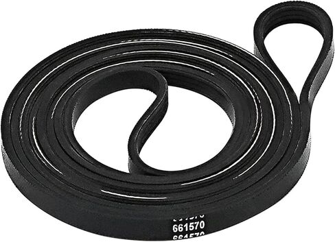AMI PARTS 661570V 3387610 Dryer Drum Belt Replacement Part -Replaces Part Numbers 661570V,3387610,AP5983729,3389728,3393999,339728,661570VP in Saudi Arabia
