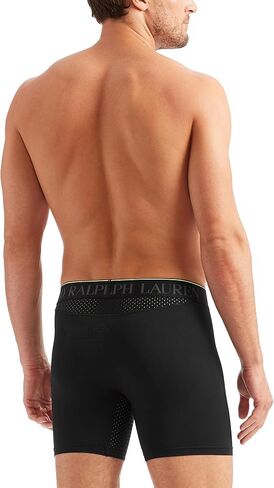 POLO RALPH LAUREN Men's 4D Flex Performance Air Boxer Briefs Regular and Long Leg 3-Pack in Saudi Arabia