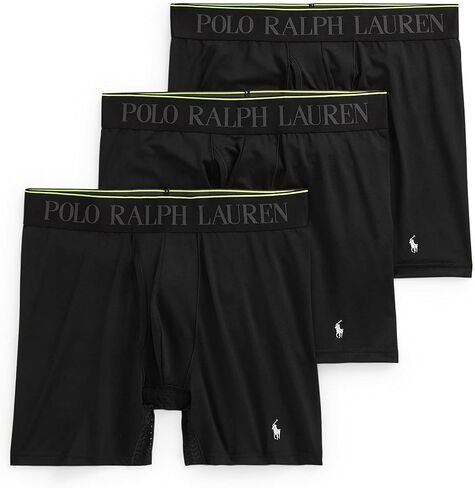 POLO RALPH LAUREN Men's 4D Flex Performance Air Boxer Briefs Regular and Long Leg 3-Pack in Saudi Arabia