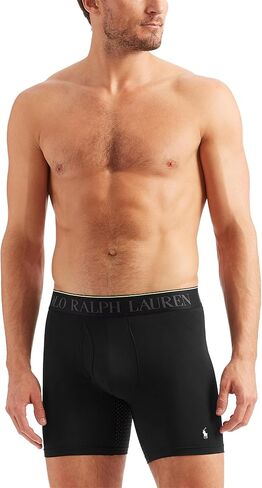 POLO RALPH LAUREN Men's 4D Flex Performance Air Boxer Briefs Regular and Long Leg 3-Pack in Saudi Arabia