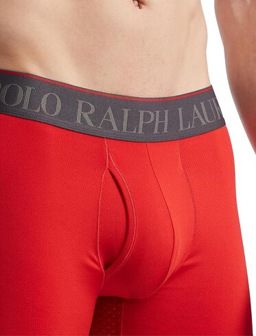 POLO RALPH LAUREN Men's 4D Flex Performance Air Boxer Briefs Regular and Long Leg 3-Pack in Saudi Arabia