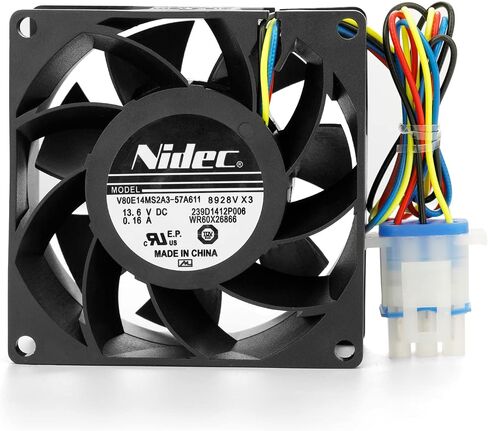 Upgraded Refrigerator Evaporator Fan Motor WR60X26866 Compatible with GE Refrigerator, Replacement WR60X26033 WR60X10341, WR60X10356, WR60X10357, WR60X24303, Upgrade Plug-in More Durable in Saudi Arabia