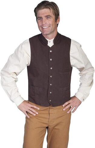 Scully Rangewear Men's Rangewear Standup Round Collar Vest in Kuwait
