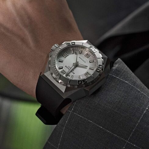 Reef Tiger/RT Blue Dial Mens Big Sport Mechanical Watches Steel Case Automatic Dive Watches RGA6903 in Kuwait