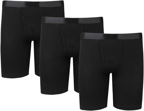 Men's Modal Underwear Long Leg Boxer Briefs in Kuwait