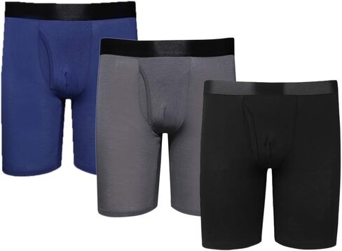 Men's Modal Underwear Long Leg Boxer Briefs in Kuwait