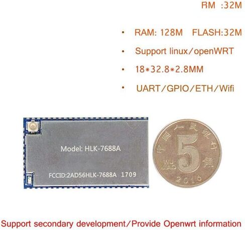 Taidacent IoT Intelligent Serial Port to WiFi Wireless Router Module 7688A OpenWrt Router Secondary Development Wireless WiFi Router MT7688 (Ordinary Transparent Version) in Saudi Arabia