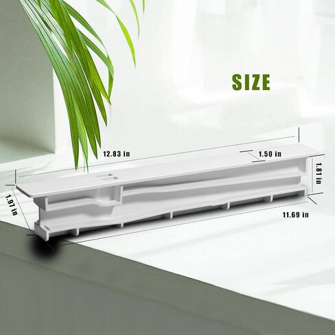 W10671238 Fridge Crisper Drawer Center Rail Compatible with Whirl-pool Upgraded WPW10671238, Refrigerator Shelf Center Rail Replacement for Kenmore in Saudi Arabia