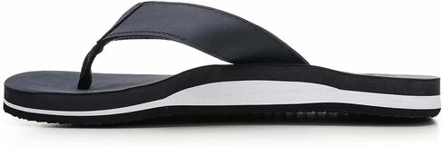 JUNSHIDE Men's Leather Sandals Comfortable Arch Support Flip Flops Indoor and Outdoor Beach Shoes in Saudi Arabia