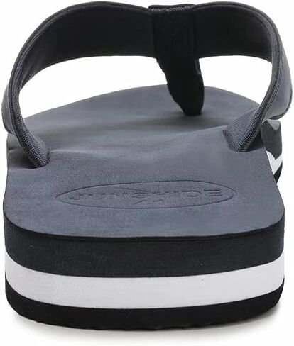 JUNSHIDE Men's Leather Sandals Comfortable Arch Support Flip Flops Indoor and Outdoor Beach Shoes in Saudi Arabia