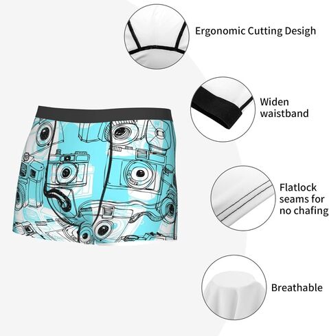 Men's Underwear Boxer Briefs Soft Breathable Stretch Underwear Trunks with Bulge Pouch for Men Boys in Kuwait