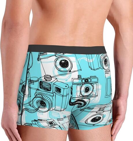 Men's Underwear Boxer Briefs Soft Breathable Stretch Underwear Trunks with Bulge Pouch for Men Boys in Kuwait
