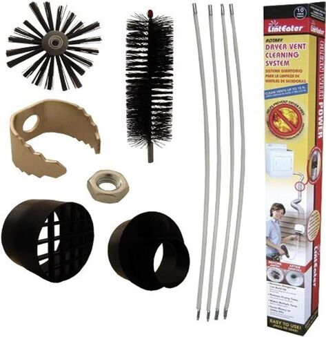 Supco RLE202 Dryer Vent & Duct Cleaning Kit- 12 Ft in Saudi Arabia