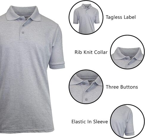 Galaxy by Harvic Mens Polo Pique Shirt in Saudi Arabia