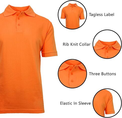 Galaxy by Harvic Mens Polo Pique Shirt in Saudi Arabia