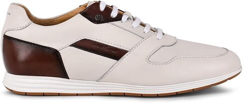 FRANCO CUADRA Men's Sneakers with Laces in Bovine Leather in Saudi Arabia