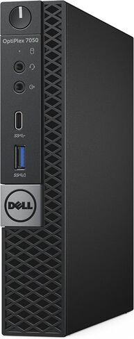 Dell OptiPlex 7050 Micro Form Factor Desktop Computer, Intel Core i7-7700T, 8GB DDR4, 256GB Solid State Drive, Windows 10 Pro (T6H1F) in Saudi Arabia