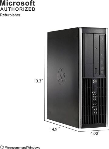 كمبيوتر مكتبي اتش بي ايليت 8200 بيزنس (انتل معالج i5 رباعي النواة حتى 3.4 جيجاهرتز)، ذاكرة رام 8 جيجا، 1 تيرا هارد، DVD، آر جيه 45، ويندوز 10 بروفيشينال (تجديد) in Saudi Arabia