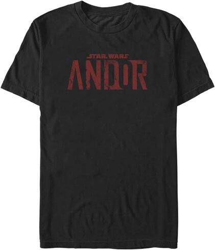 STAR WARS Big & Tall Andor Men's Tops Short Sleeve Tee Shirt, Black, 4X-Large in Saudi Arabia