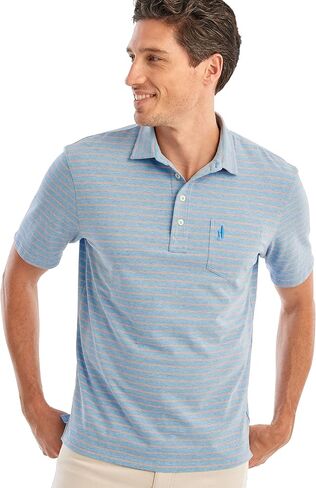 johnnie-O Neese Striped Polo in Saudi Arabia