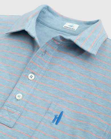 johnnie-O Neese Striped Polo in Saudi Arabia