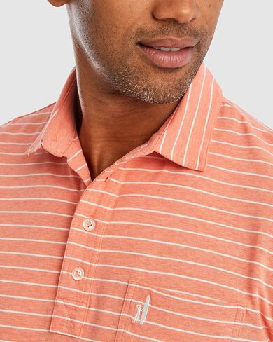 johnnie-O Neese Striped Polo in Saudi Arabia