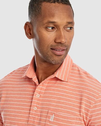johnnie-O Neese Striped Polo in Saudi Arabia
