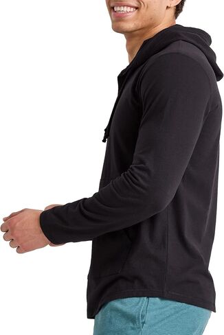 سترة بغطاء رأس جيرسي خفيفة الوزن للرجال من Hanes Originals، سويت شيرت قطني بغطاء للرأس مع ياقة هينلي in Kuwait
