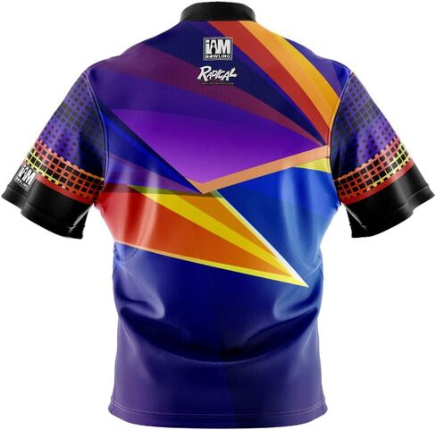 Logo Infusion Dye-Sublimated Bowling Jersey (Sash Collar) - I AM Bowling Fun Design 2001-RD - Radical in Saudi Arabia
