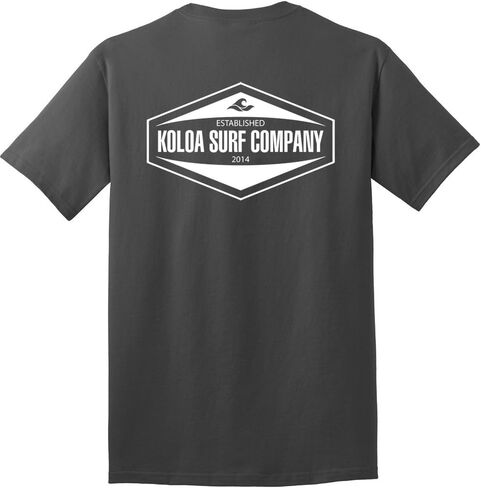 Koloa Hexagon 2-Side Logo Cotton T-Shirts in Regular, Big and Tall Sizes in Saudi Arabia