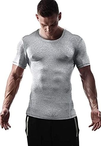 قمصان عضلات رجالية مكونة من 3 قطع بدون أكمام من Dri Fit للتمارين الرياضية in Saudi Arabia