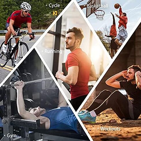 قمصان عضلات رجالية مكونة من 3 قطع بدون أكمام من Dri Fit للتمارين الرياضية in Saudi Arabia