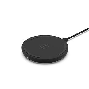 Belkin BoostCharge 10W Fast Wireless Charger Pad, with Included QuickCharge 3.0 Wall Charger and Cable, Case Compatible for iPhones, Galaxy, Pixel and Other Qi Enabled Devices (includes AC adapter) in Kuwait
