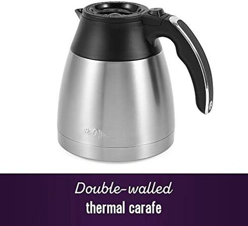 Mr. Coffee Coffee Maker, Programmable Coffee Machine with Auto Pause, 10 Cups, Stainless Steel in Saudi Arabia