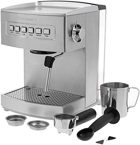 Cuisinart 1.66 Quart Stainless Steel Espresso Maker, Silver, EM-100NAS in Kuwait