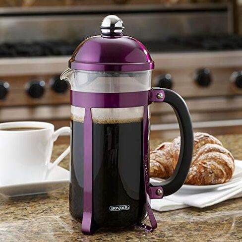 BonJour Coffee 8-Cup Maximus French Press, Blue in Saudi Arabia