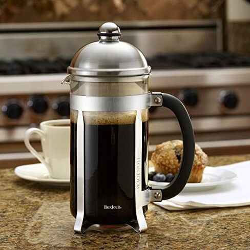 BonJour Coffee 8-Cup Maximus French Press, Blue in Saudi Arabia