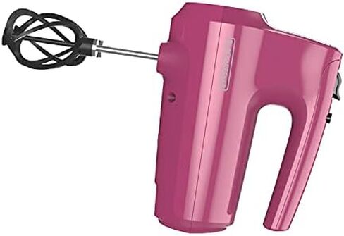 BLACK+DECKER Hand Held Mixer MX610B, 5-Speed | 350W hand mixer with Turbo Boost, beaters, whisk, dough hooks and snap-on storage case. in Kuwait